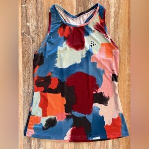 Craft Core Charge Racerback, Multicolor Performance Tank Top, Size Large